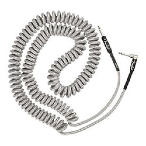 Fender Professional Coil Cable 9M - Câble spirale Fender - Longueur 9m - Tweed blanc