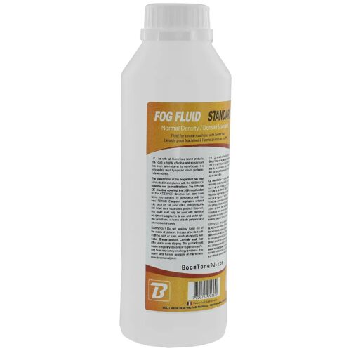 Boomtone Dj Fog Fluid Standard 250ml - Liquide À Fumée - Compatible Machines À Corps De Chauffe - Flacon 250ml