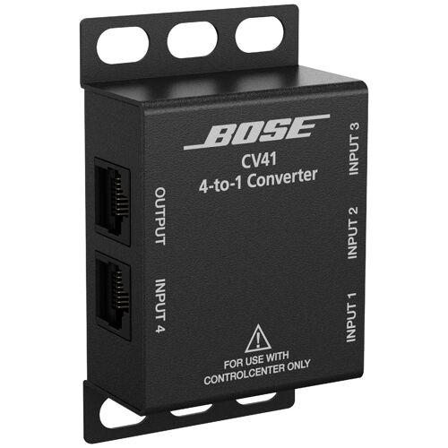 Bose professional CV41 Control Center Converter - Noir - Convertisseur pour microphone - compatible systèmes Bose - connexion filaire