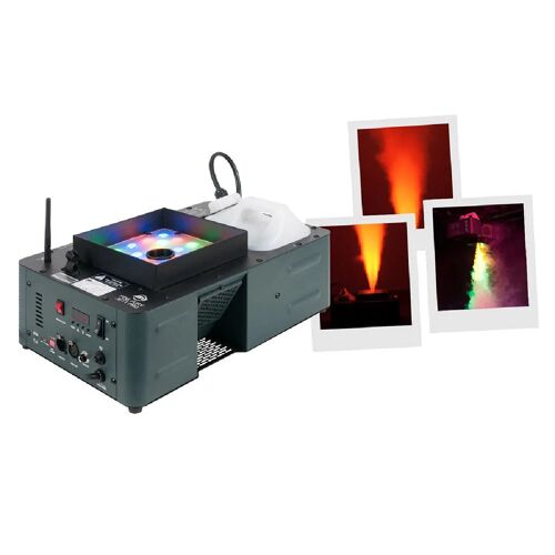 American DJ Fog Fury Jett PRO - Machine à fumée CO2 - Effet LED - Positions multiples - WiFly EXR DMX - Réservoir amovible