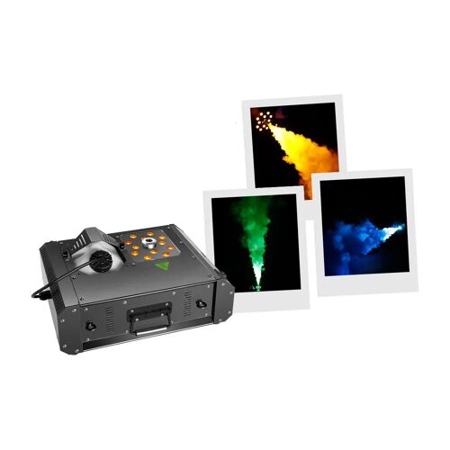 Cameo Steam Wizard 2000 - Machine à fumée avec LEDs - 1200W - 12 LED RGBA - Débit 500 m³/min