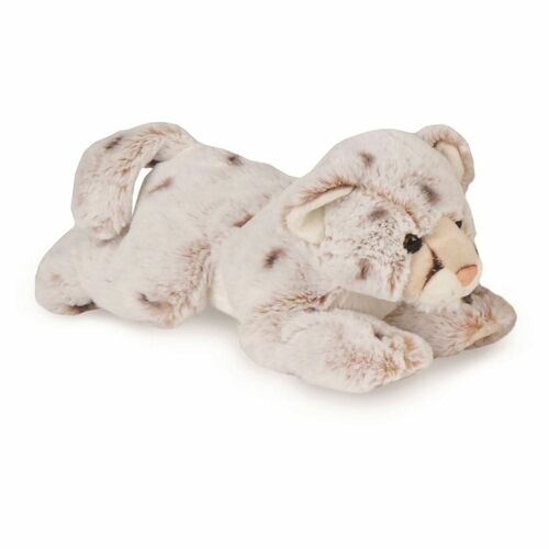 Histoire D'ours Peluche Léopard Des Neiges 30 Cm