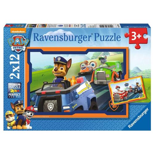 Ravensburger Puzzles 2x12 p - La Pat'Patrouille en action