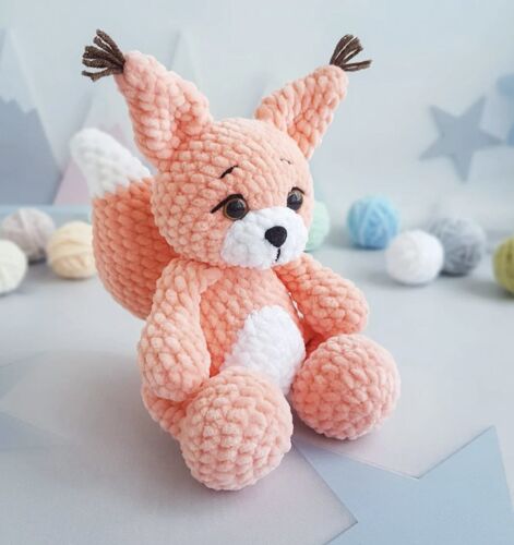 🐿?🧶 Peluche écureuil au crochet 🤎?