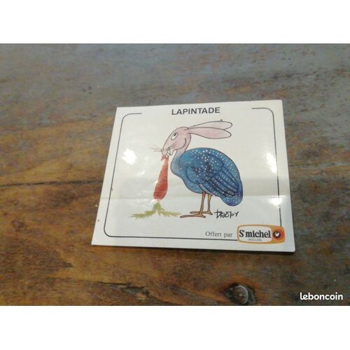 Retro Sticker Autocollant Lapintade Galette St Michel Années 70 80