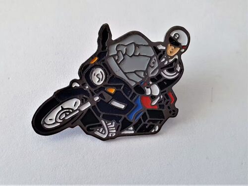 Pins Gendarmerie Motard / Signé B G Dis