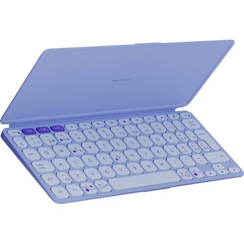 Logitech Keys-To-Go 2 QWERTZ Suisse Bluetooth Lilas