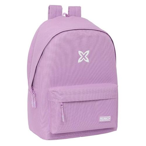SAFTA - Sac à dos pour ordinateur portable - double, + USB - 15.6" - lilas