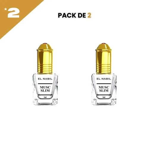 El Nabil Musc Slim Parfum Concentré Sans Alcool 2*5ml 