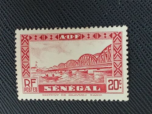 Timbre Senegal Y T 120 Pont Faidherbe 1935 (040210 )