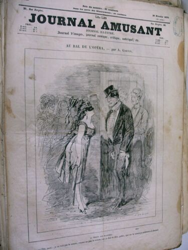 Revue Le Journal Amusant N° 739 - 1870 Ch. Philipon Humour Illustré Grévin Etc