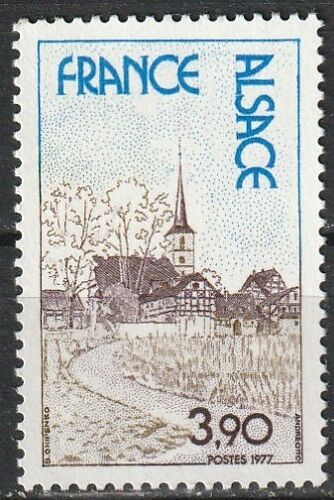 Série Région, Alsace. Timbre France 1977 N° 1921
