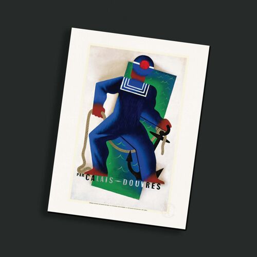 Affiche / Poster - Calais - Douvres - Cassandre - 50x70cm