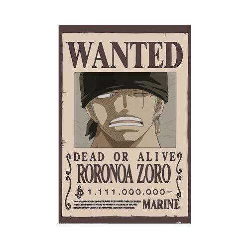 Affiche / Poster - One Piece - Wanted Zoro - 61x91,5cm