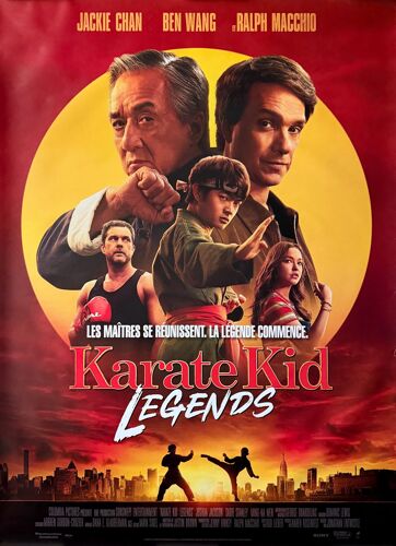 Affiche / Poster Cinéma Originale Envoi Roulé - Karate Kid: Legends - 2025 - Ben Wang, Jackie Chan - 120x160cm
