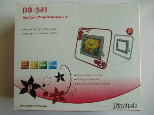 Cadre photo numérique 2,4" BIOSTEK DS-240