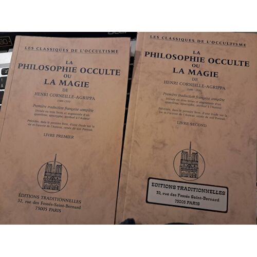 La Philosophie Occulte De La Magie 2 Volumes .
