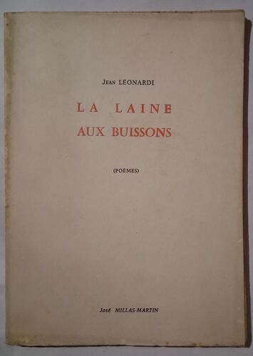 La Laine Aux Buissons - Poèmes