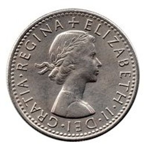 Pièce 6 Pence Royaume-Uni Elizabeth 2 - 1958