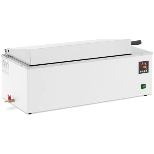 Bain marie thermostaté numérique de laboratoire chauffage doublure en acier inoxydable 36 litres 100 °c 600 x 300 x 200 mm acier inoxydable Helloshop26 14_0008291