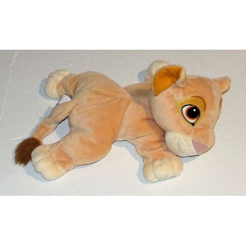 peluche nala allongé le roi lion disney doudou vintage mattel
