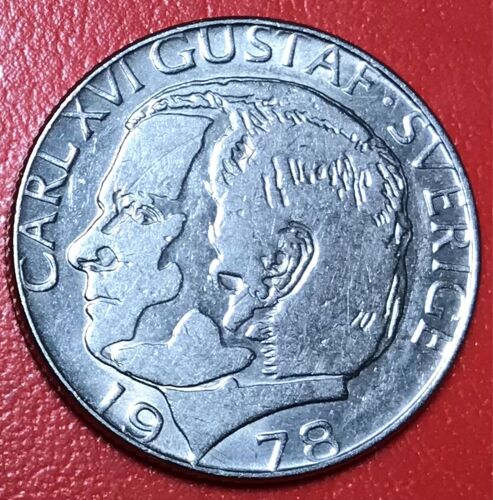 1 Krona - Carl X V I Gustaf - 1978 - Suede