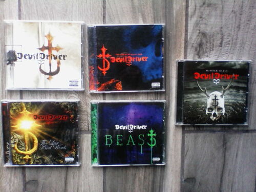 Lot 5 Cds Devildriver Dez Fafara Coal Chamber Thrash Metal Winter Kills Beast The Last Kind Words The Fury Of Our Maker'S Hand