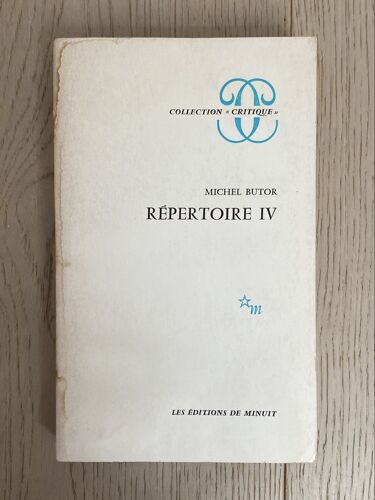 Repertoire Lv Michel Butor