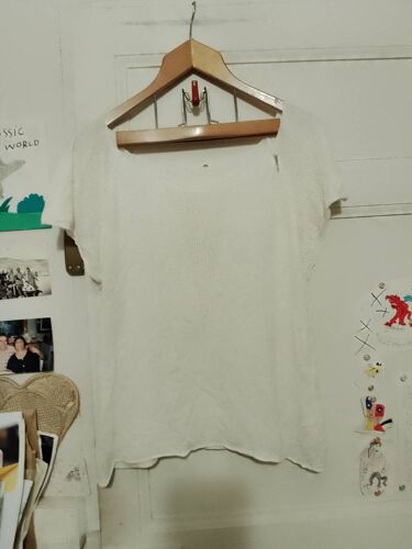 Top Blanc 40 L Cop Copine Vintage Années 90.
