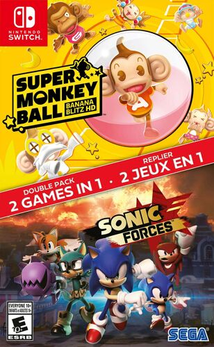 Double Pack Nintendo Switch : Super Monkey Ball Banana Blitz HD et Sonic Forces