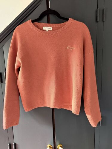 Pull Corail Épais Manche Longue