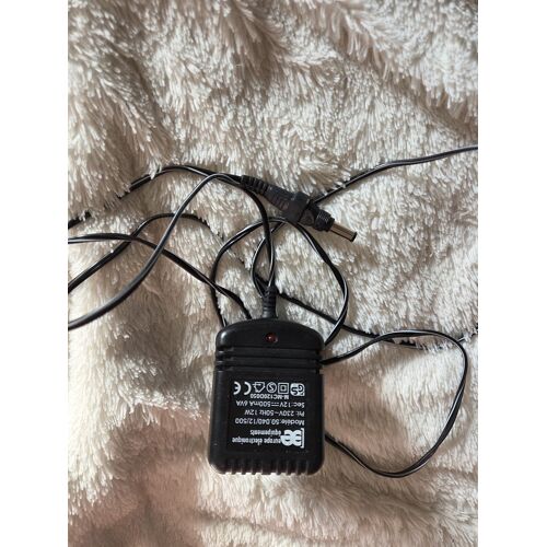Chargeur Europe Electronique 50.040/12/500 – 12 V 500 mA – Avec embout 3,5 cm