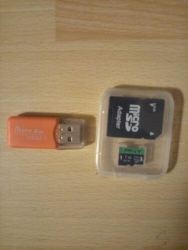 Carte Micro SD PNY Elite 1TB et Micro SD adapter lock dans boitier et clef USB 2.0