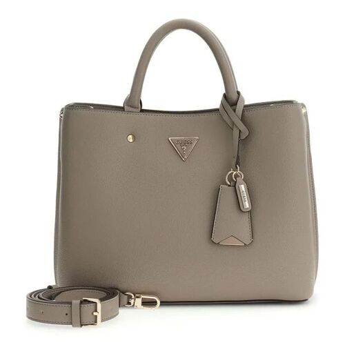 GUESS Sac à épaule taupe pour femme - Meridian II Girlfriend Satchel Dark Taupe 329830