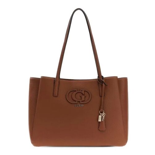 GUESS Sac à épaule marron pour femme - Isola Multi Compartment Tote Cognac 336962