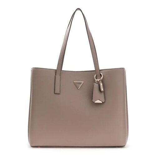 GUESS Sac à épaule taupe pour femme - Meridian II Girlfriend Tote Dark Taupe 329831