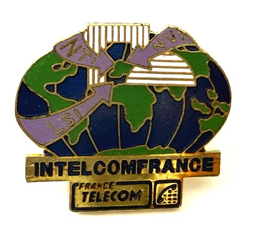 Pins France Telecom Intelcom France Mapemonde