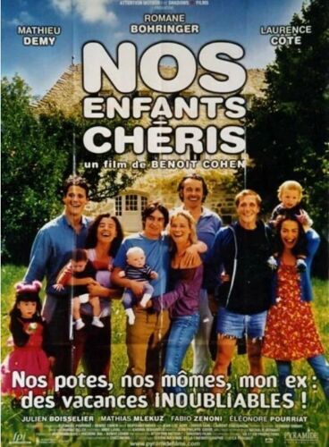 Nos Enfants Chéris - Affiche Originale De Cinéma - Format 120x160 Cm - Un Film De Benoît Cohen Avec Mathieu Demy, Romane Bohringer, Mathias Mlekuz, Laurence Côte - Année 2003
