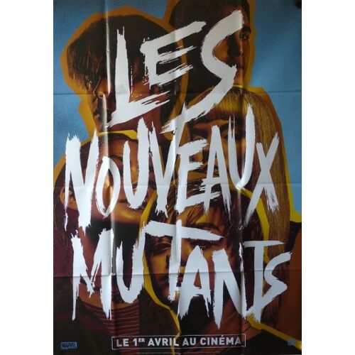 Les Nouveaux Mutants / Marvel - Affiche Originale De Cinéma - Format 120x160 Cm - Un Film De Josh Boone Avec Anya Taylor-Joy, Maisie Williams, Charlie Heaton, Blu Hunt, Henry Zaga - Année 2020