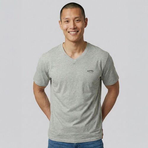 Tee Shirt Col V Coton Morano Homme Kaporal