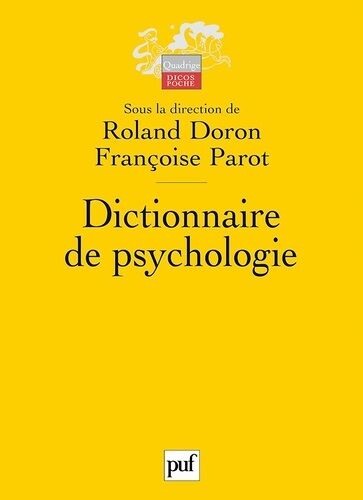 Dictionnaire De Psychologie