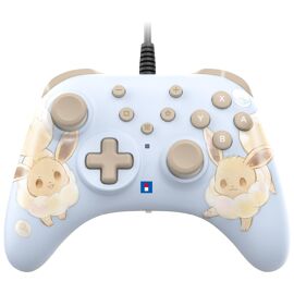 Hori Manette filaire HORIPAD Turbo (Évoli Cottage Core) pour Nintendo Switch 2 - Sous licences officielles Nintendo et The Pokémon Company International