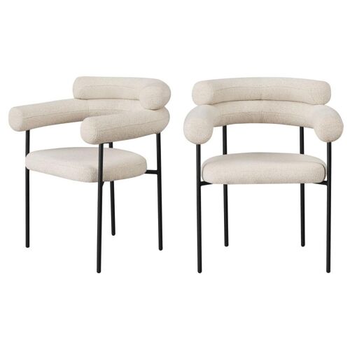 Drawer Nori chaise restaurant Chaise avec assise rembourrée Dossier rembourré