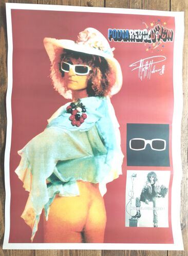 Michel Polnareff Affiche De Concert 50x70cm Recto Verso