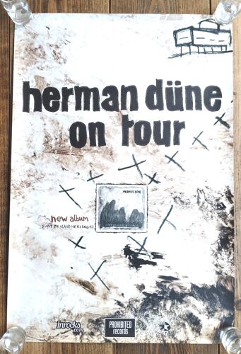 Herman Dune Affiche De Concert 60 X 40 On Tour