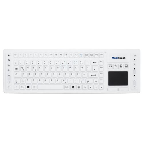 Baaske Medical BLT02 clavier Médical RF sans fil QWERTZ Allemand Blanc