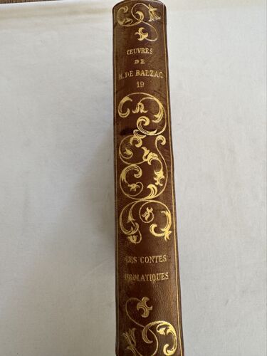 Les Contes Drolatiques Balzac Illustré Cuir Houssiaux 