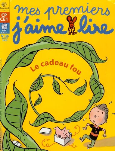 Revue Mensuelle "Mes Premiers J'Aime Lire" N°36 , Août 2005 , Niveau Cp - Ce1 , Sans Son Cd Audio : Le Cadeau Fou , Édition Bayard Jeunesse