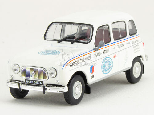 Renault R4 Expédition Faune Du Soleil 1966 - Modèle Presse 1/43