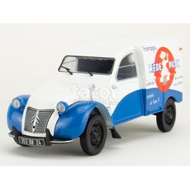 Miniature Citroën 2CV Bleue Welly – Échelle 1/24 – Voiture De Collection